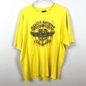 HARLEY DAVIDSON | Yellow Virginia Eagle Tee